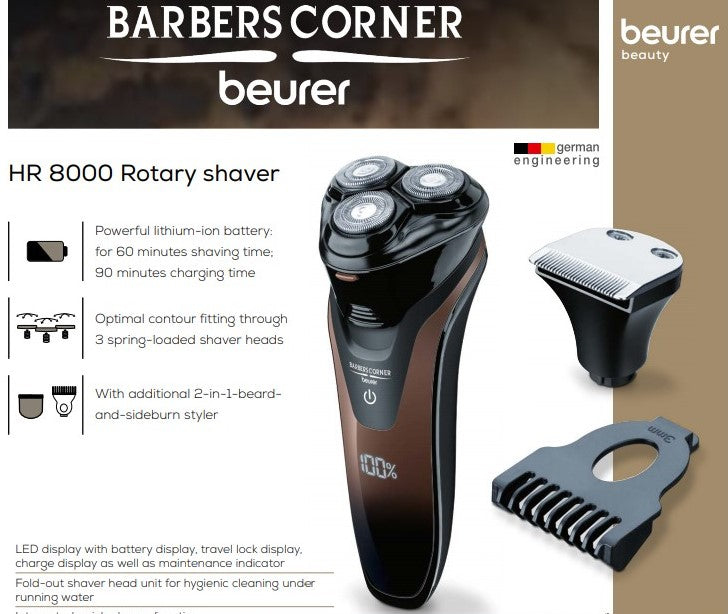 Beurer HR 8000 Rotary Shaver