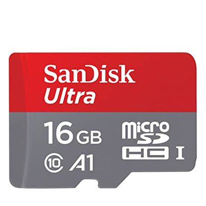 SanDisk Ultra 16GB Class 10, UHS-Class 1 A1 rating with adapter