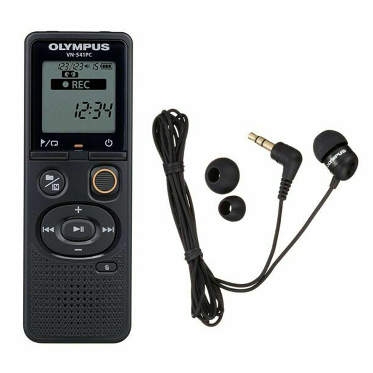 OLYMPUS VN-541PC WITH TP-8 MICROPHONE DIGITAL VOICE RECORDER