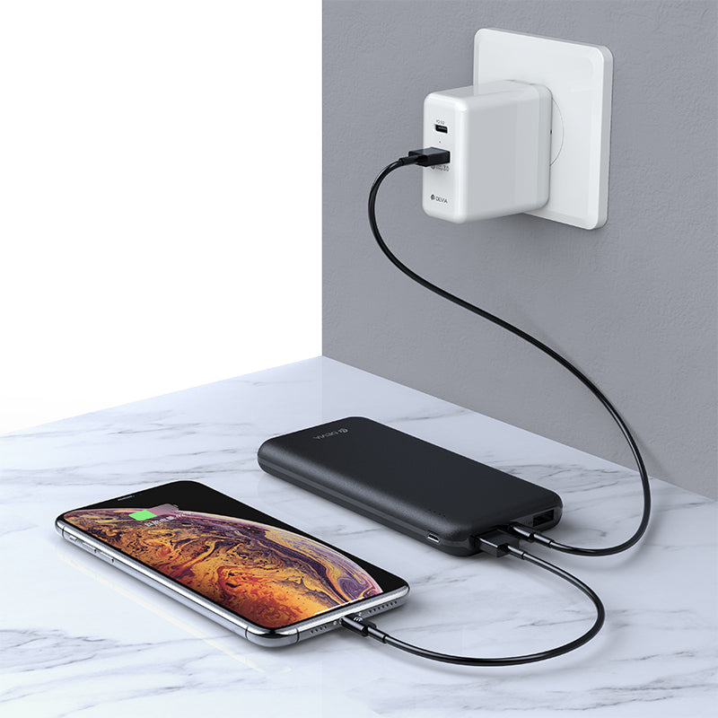 DEVIA 20,000mAh KINTONE DUAL PORT LED INDICATOR POWERBANK