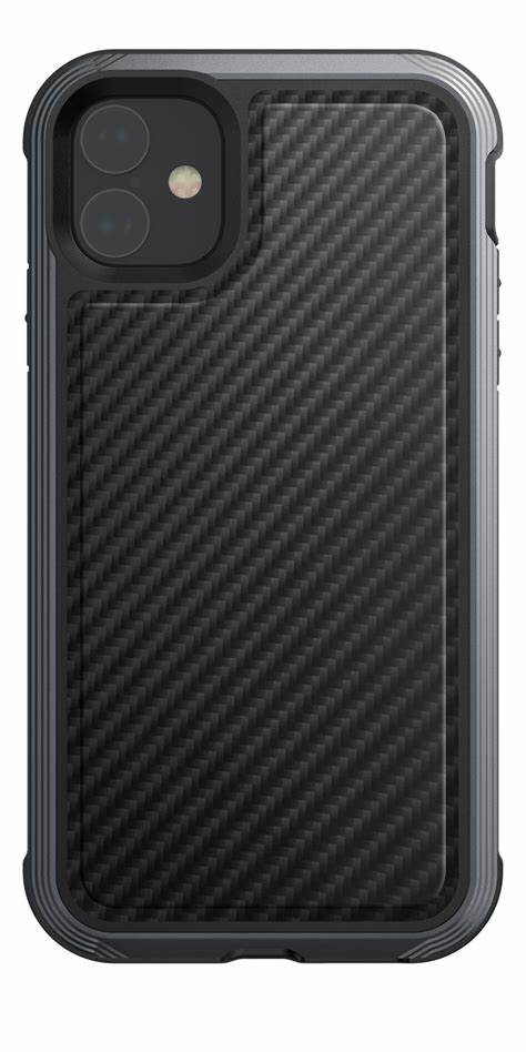 Raptic Lux for iPhone 11 Black Carbon Fibre