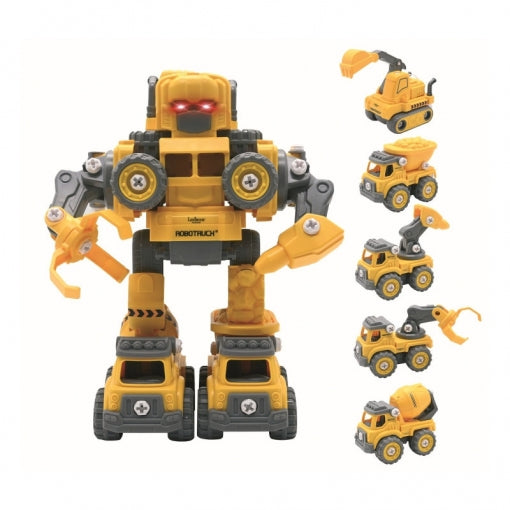 Robotruck 5 in 1 Robot Kit with Lights & Sound Effects