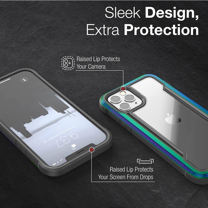 Raptic Shield for iPhone 12 Mini Iridescent